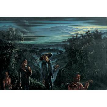 Heimkehrende Javaner (Javanese Returning Home) (1924). Sold for $1.21m in 2008. Image courtesy of Sotheby's