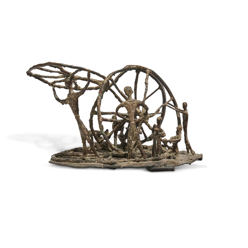 Untitled (Wheel Builders). Image courtesy of Christie's