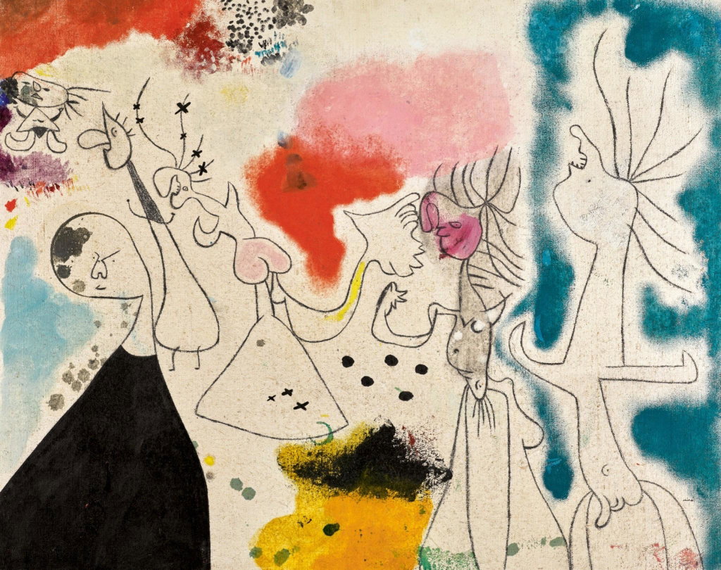 Groupe De Personnages (1938). Sold for $72,000 in 1969. Image courtesy of Sotheby's