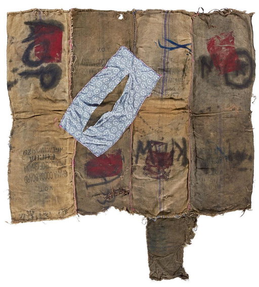 Ibrahim Mahama Work with $35,000 Estimate Goes Unsold at Auction