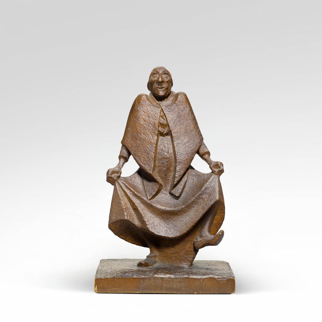 Tanzende Alte (Dancing Old Woman) by Ernst Barlach estimated at $404,900 (low) to $674,800 (high). Image courtesy of Sotheby's