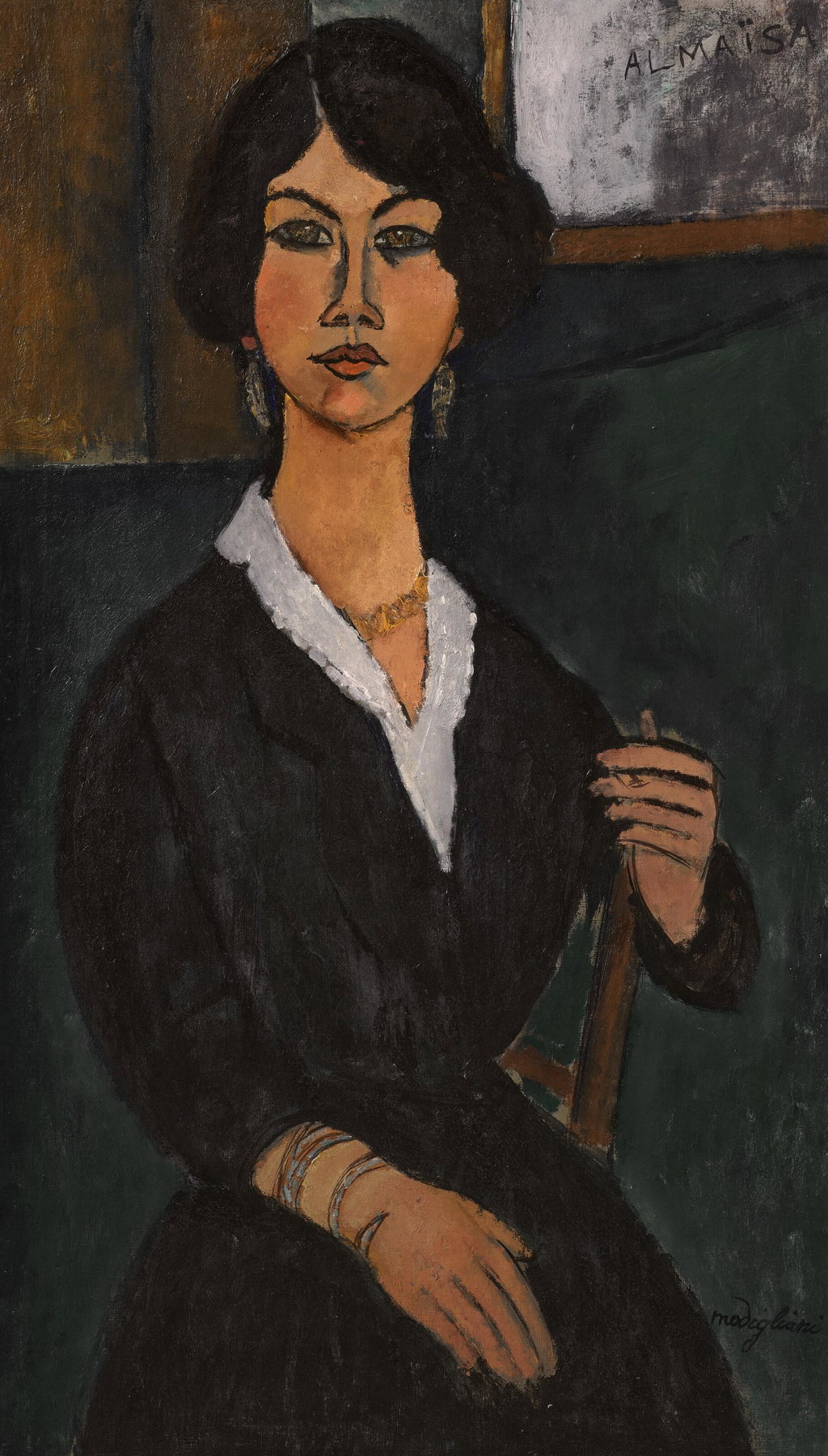 Almaïsa by Amedeo Modigliani estimated at $30m (low) to $40m (high). Image courtesy of Christie's