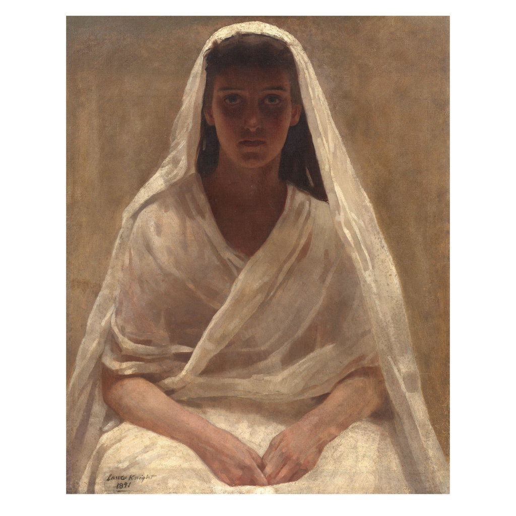 The Yellow Lady by Dame Laura Knight sold for $118,200. Image courtesy of Bonhams