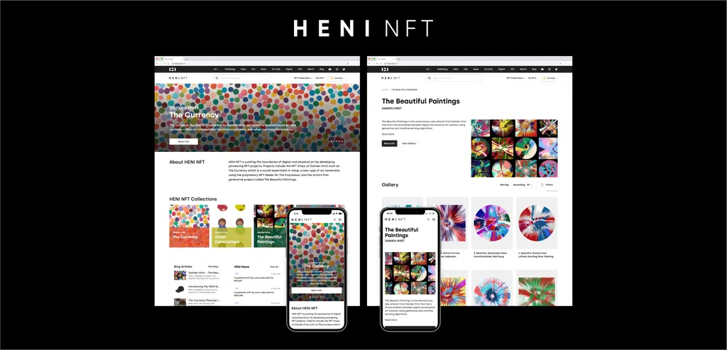 Introducing the New HENI NFT Website