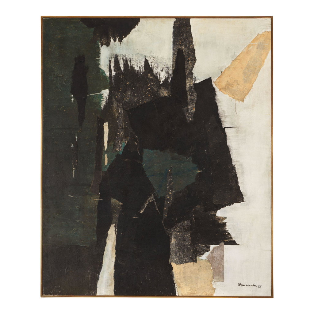 Central by Paul Horiuchi sold for $51,200. Image courtesy of Bonhams