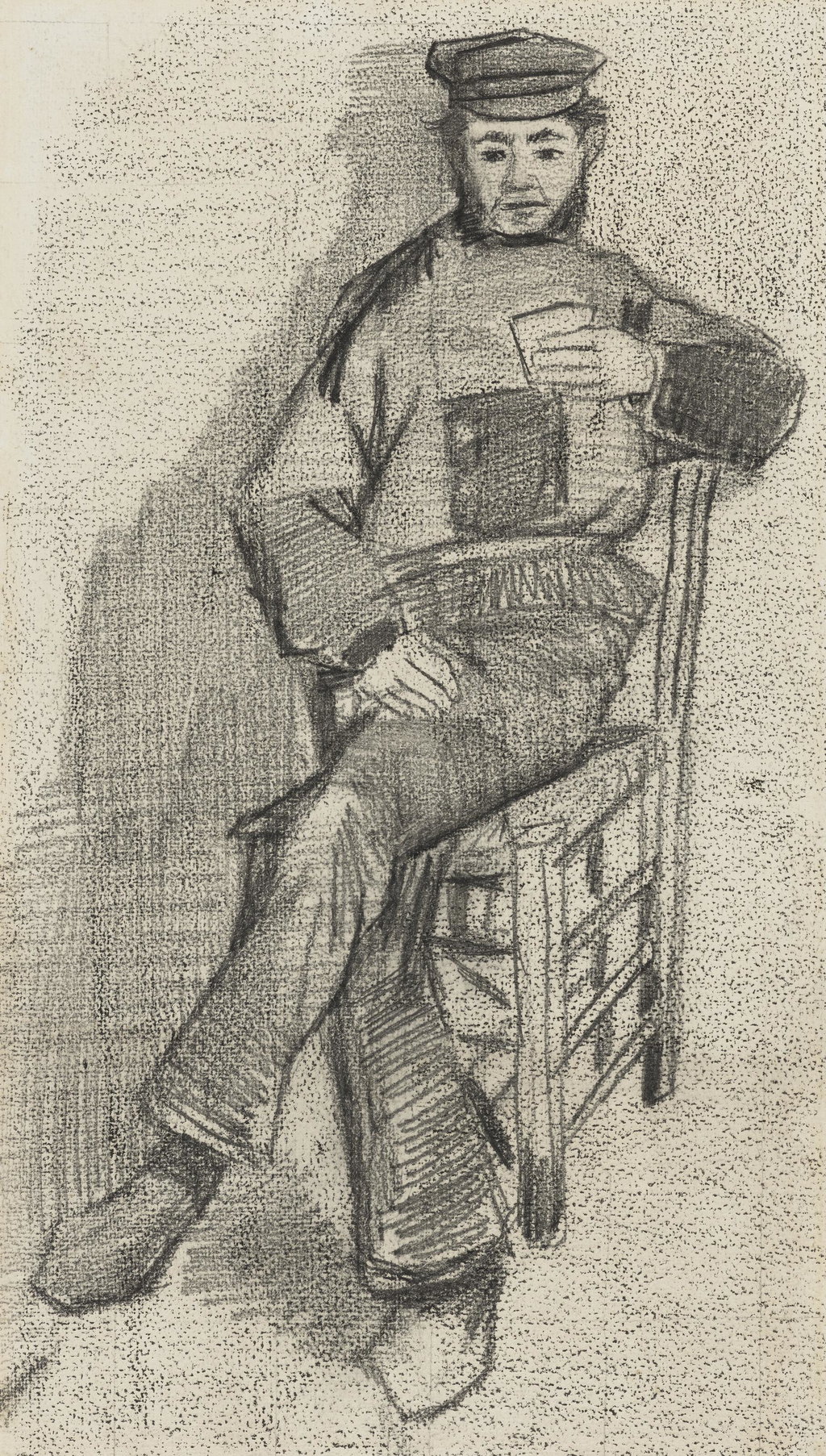 De zittende drinker by Vincent van Gogh estimated at $500,000 (low) to $700,000 (high). Image courtesy of Christie's