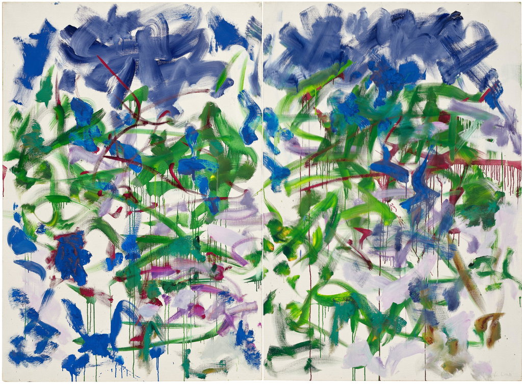 Plain by Joan Mitchell estimated at $5m (low) to $7m (high). Image courtesy of Phillips