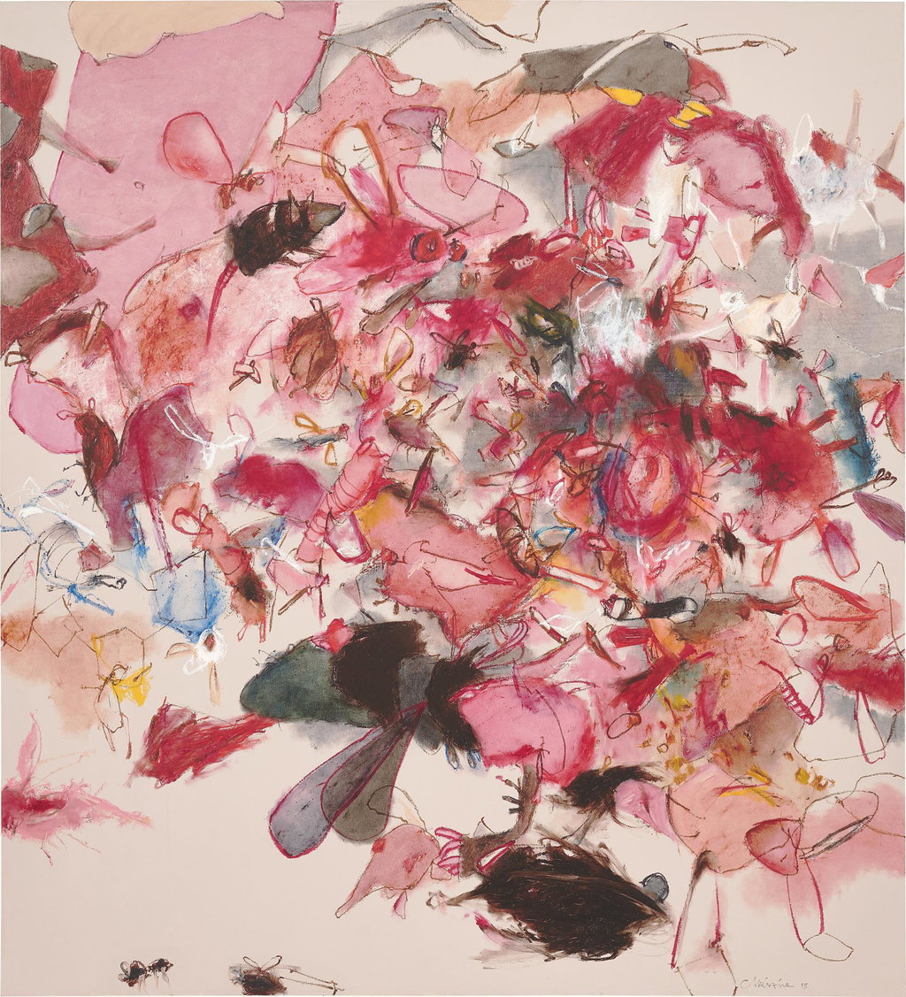 Small Flies and Other Wings (2013). Sold for $1.5m in 2017. Image courtesy of Phillips