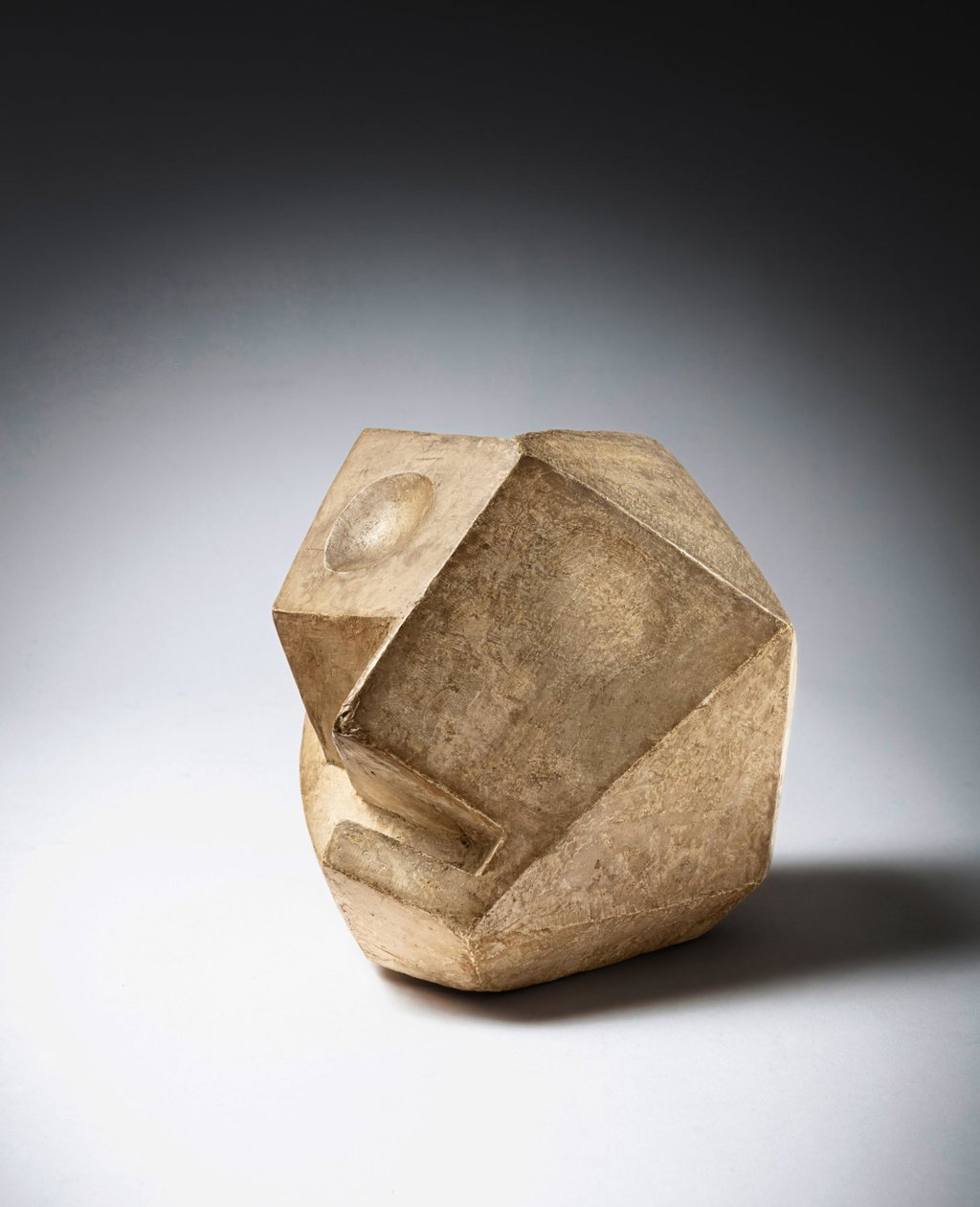 Tête crâne by Alberto Giacometti estimated at $2.25m (low) to $4.49m (high). Image courtesy of Sotheby's