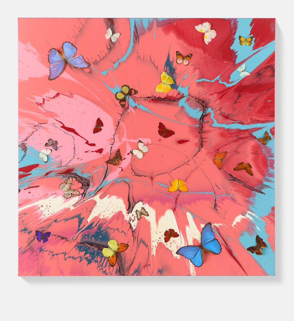 Beautiful Flesh, Blood and Bone Painting (with Butterflies) 1 main image