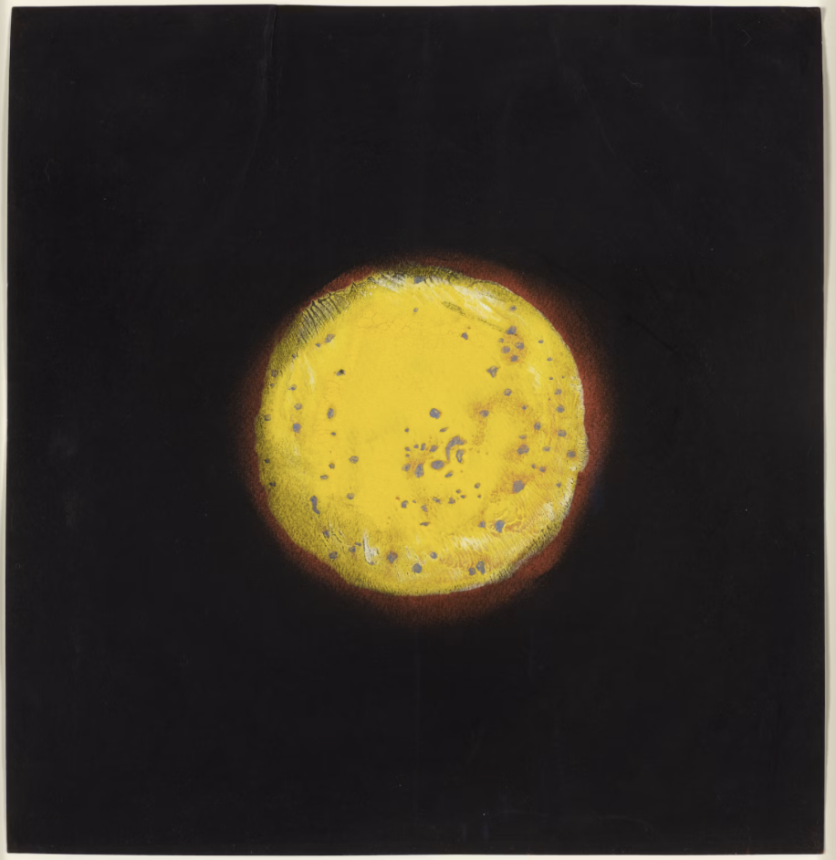 Yayoi Kusama, Sun Spot (1953). Image courtesy of Art Institute of Chicago