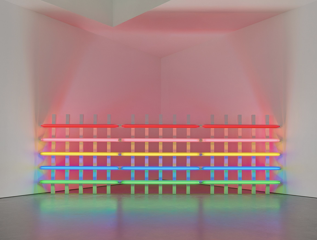 Dan Flavin: Grids at David Zwirner in Hong Kong