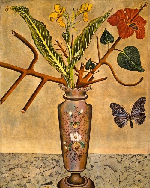 Vase de fleurs et papillon (1922). Sold for $129,400 in 1972. Image courtesy of Christie's