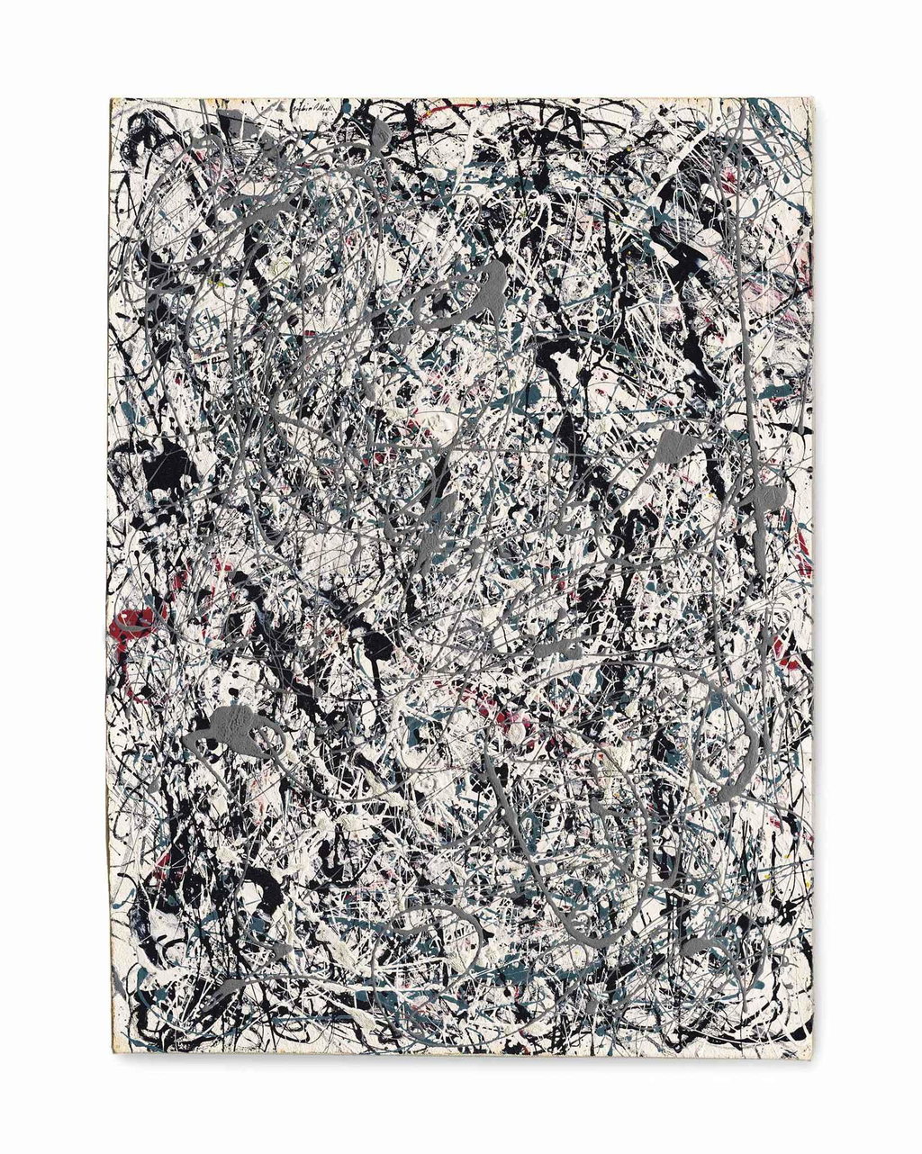 Number 19 1948 (1948). Sold for $58.36m in 2013. Image courtesy of Christie's