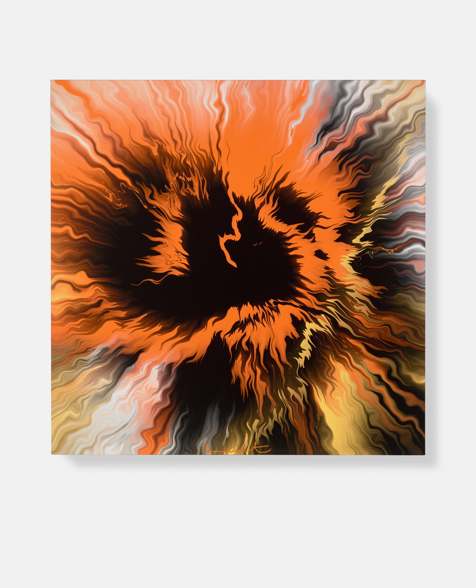 Beautiful, Strange Mischievous Bursting River Painting image #1 main image