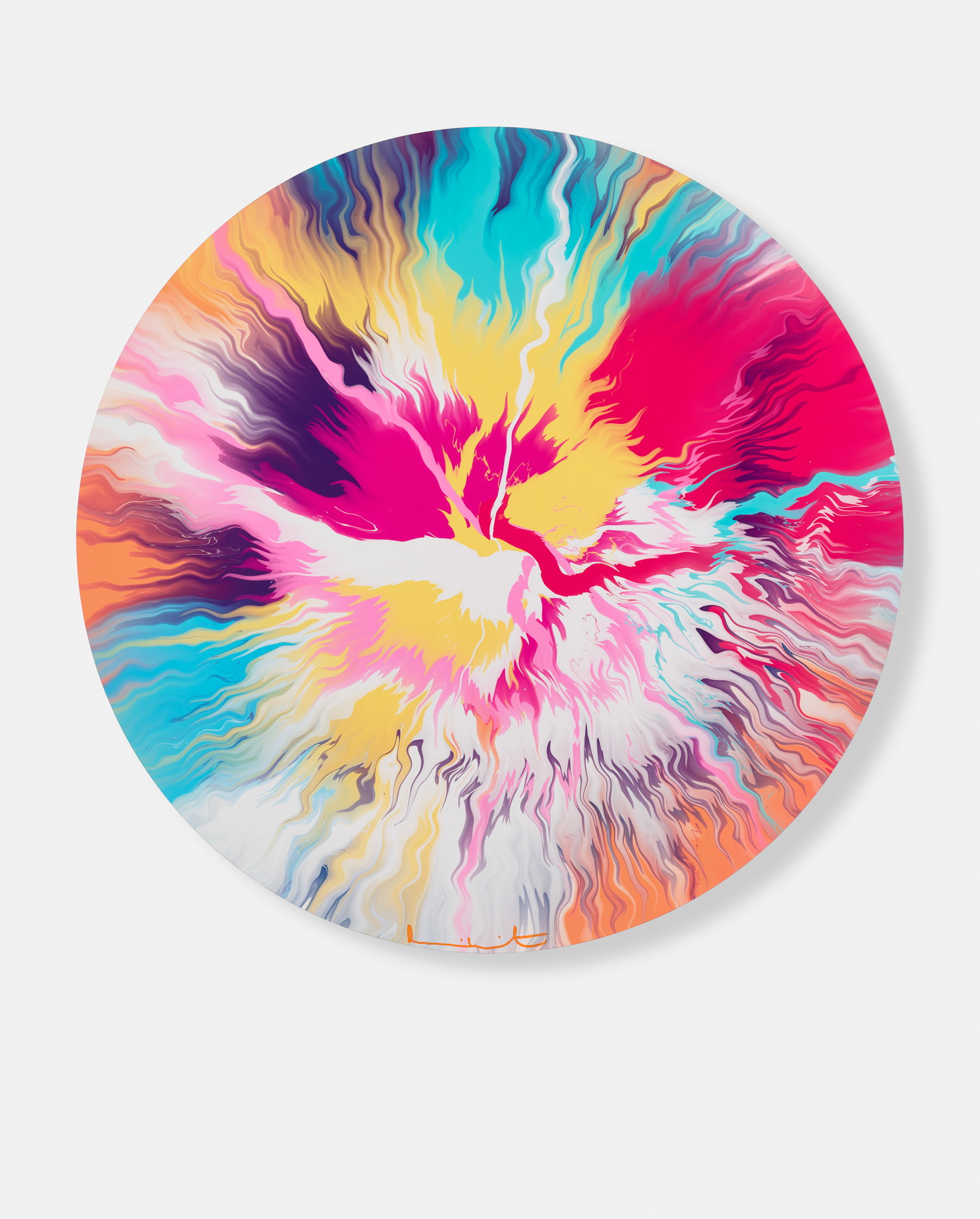 Beautiful, Still Delightful, Serenade Bursting River Painting image #1 main image