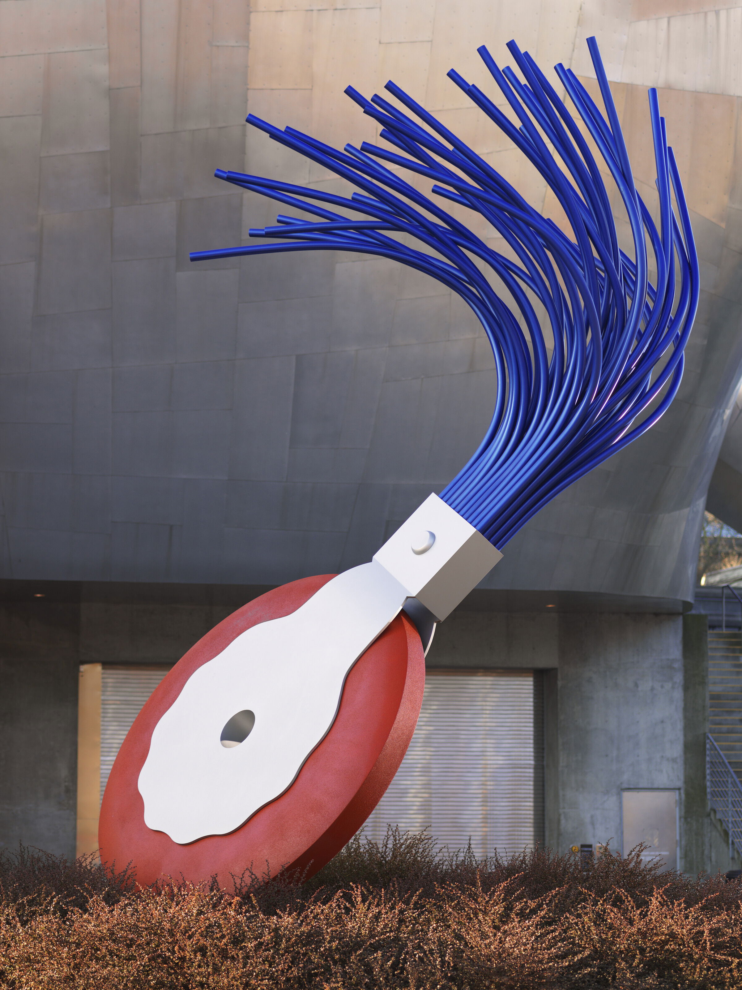 Bjørn Engø ブロンズエナメル 作品 The Big Eraser That Set Claes Oldenburg & Coosje van