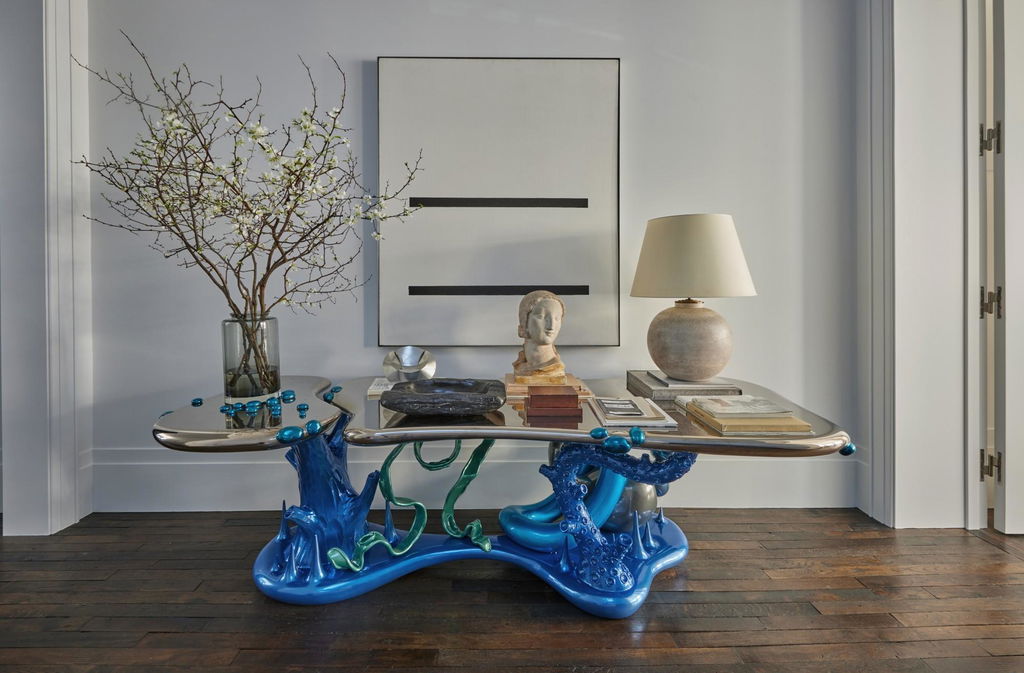 Unique "Abyss" Console. Image courtesy of Sotheby's