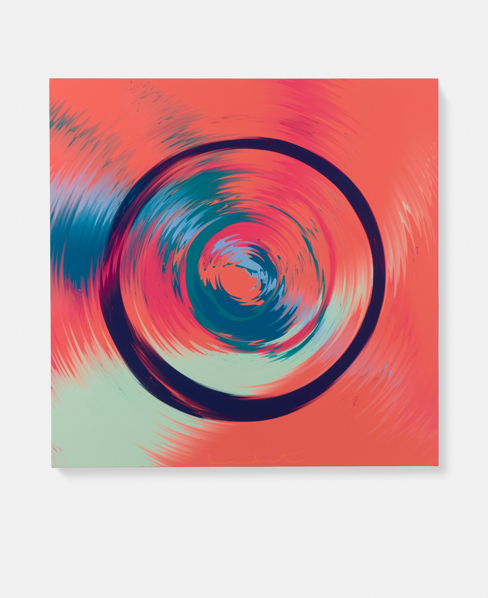 Beautiful, Only Very Happy, Delightfully Unseasonable, Cold And Tawny Vortex Painting image #1 main image