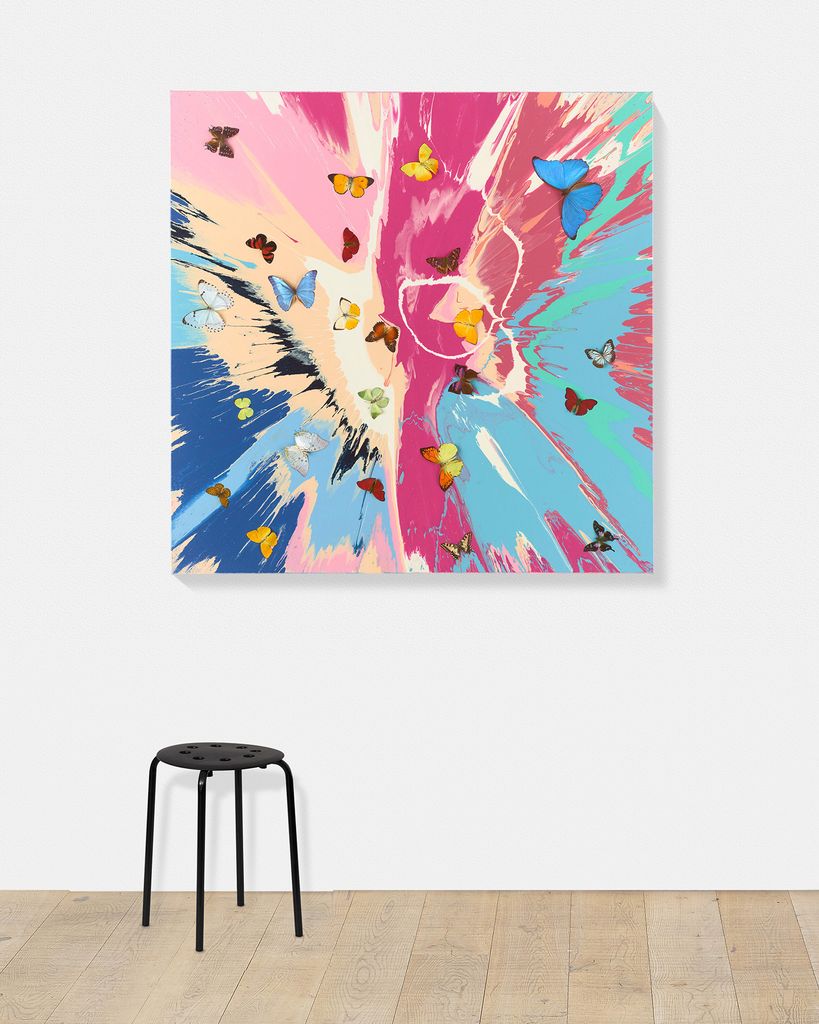 Beautiful Adore, Cherish, Admire Painting (with Butterflies) scale image