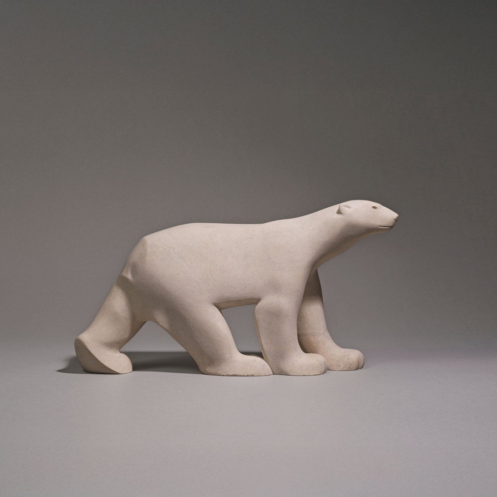 Polar Bear by Francois Pompon sold for $325,300. Image courtesy of Bonhams Cornette de Saint Cyr