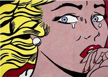 Lichtenstein, Frighten Girl. Image courtesy of Christie's