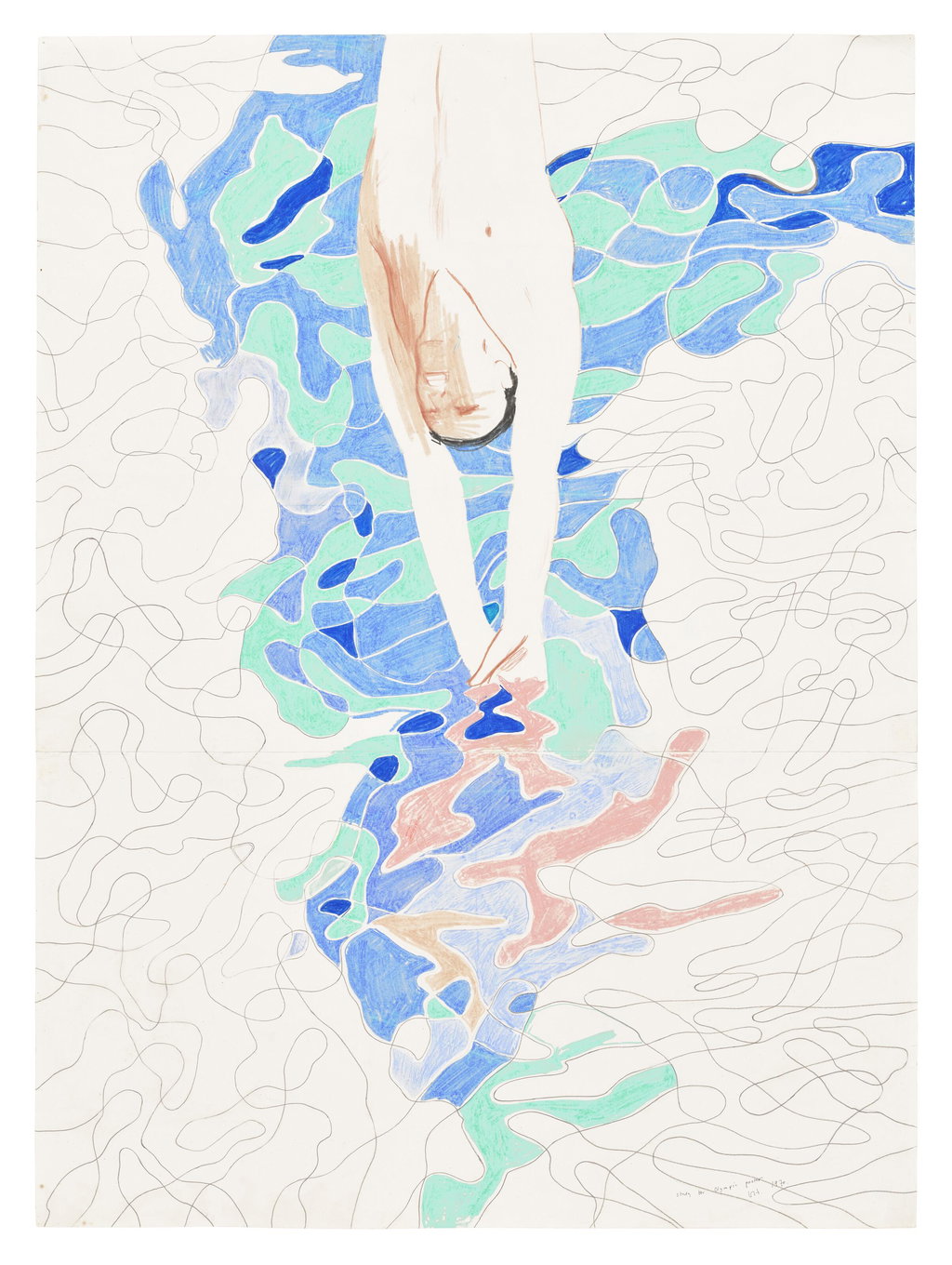 Study for Olympic Poster. Image courtesy of Christie's