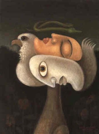 Eleonore et le Vampire (1942). Sold for $314,400 in 1988. Image courtesy of Sotheby's