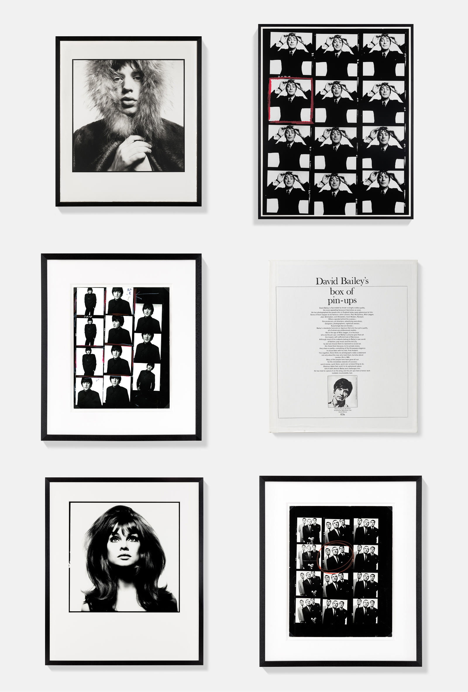 David Bailey - The Pin-Ups Contact Sheets | HENI Editions