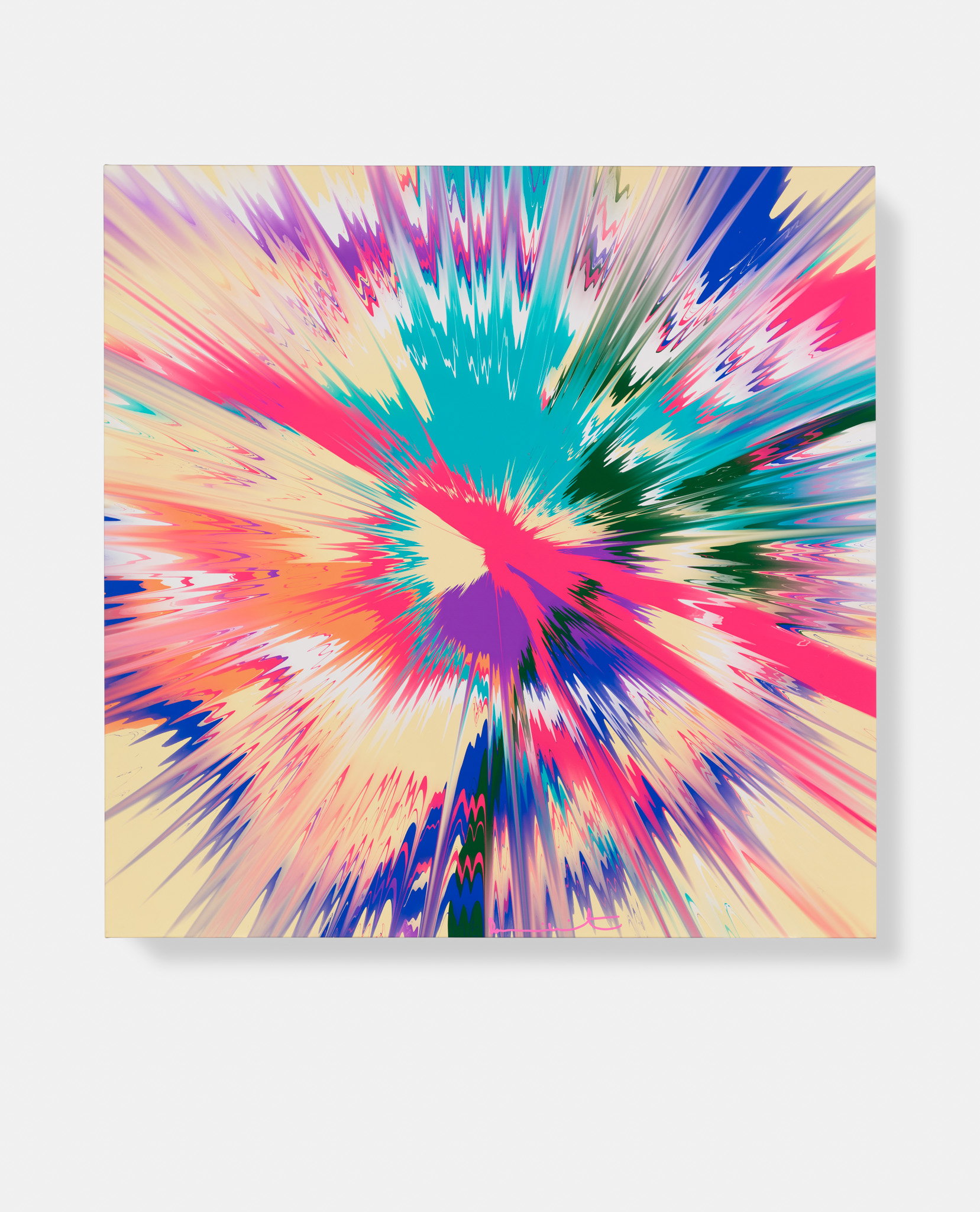 Beautiful, Almost Idyllic, Just Good, Inexpressibly Blissful, Full Yet Dignified Vapor Painting image #1 main image
