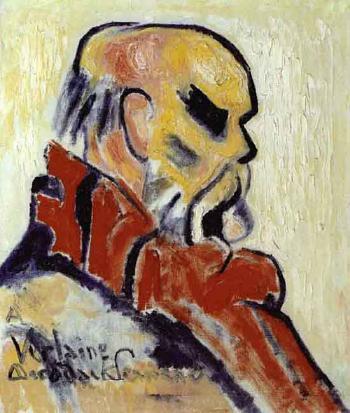 A Verlaine - Portrait de Verlaine. Image courtesy of Kunsthaus Lempertz