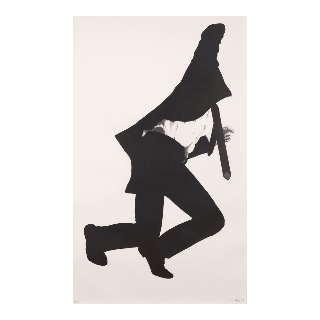 Frank, from Men in the Cities by Robert Longo sold for $28,200. Image courtesy of Bonhams