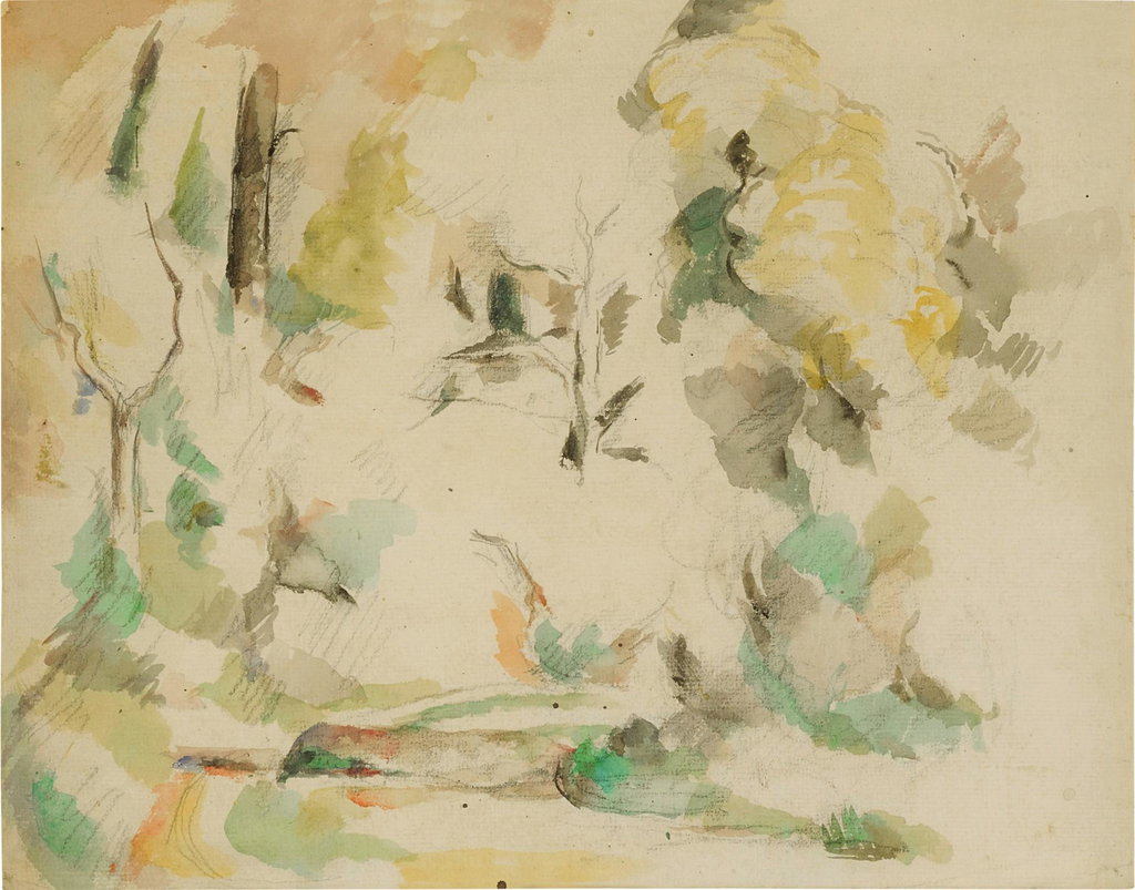 Route tournante en sous-bois. Image courtesy of Sotheby's