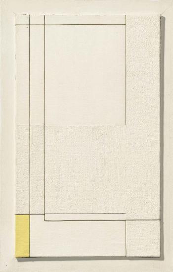 White And Yellow (1935). Sold for $198,400 in 2014. Image courtesy of Christie's