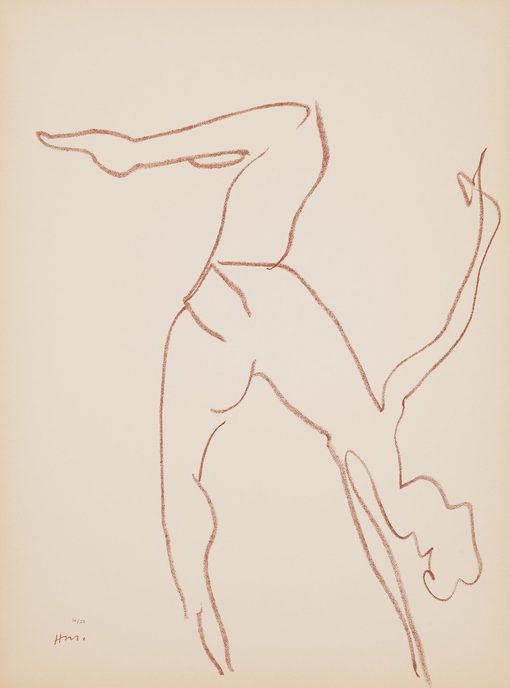 Acrobatic Dancers: One plate by Henri Matisse sold for $8,253 (795% above estimate). Image courtesy of Christie's