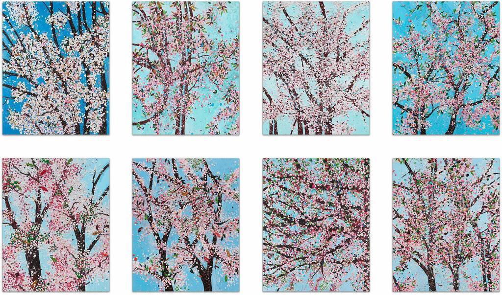 The Virtues (Entire Set) by Damien Hirst sold for $111,800.
Image courtesy of Phillips