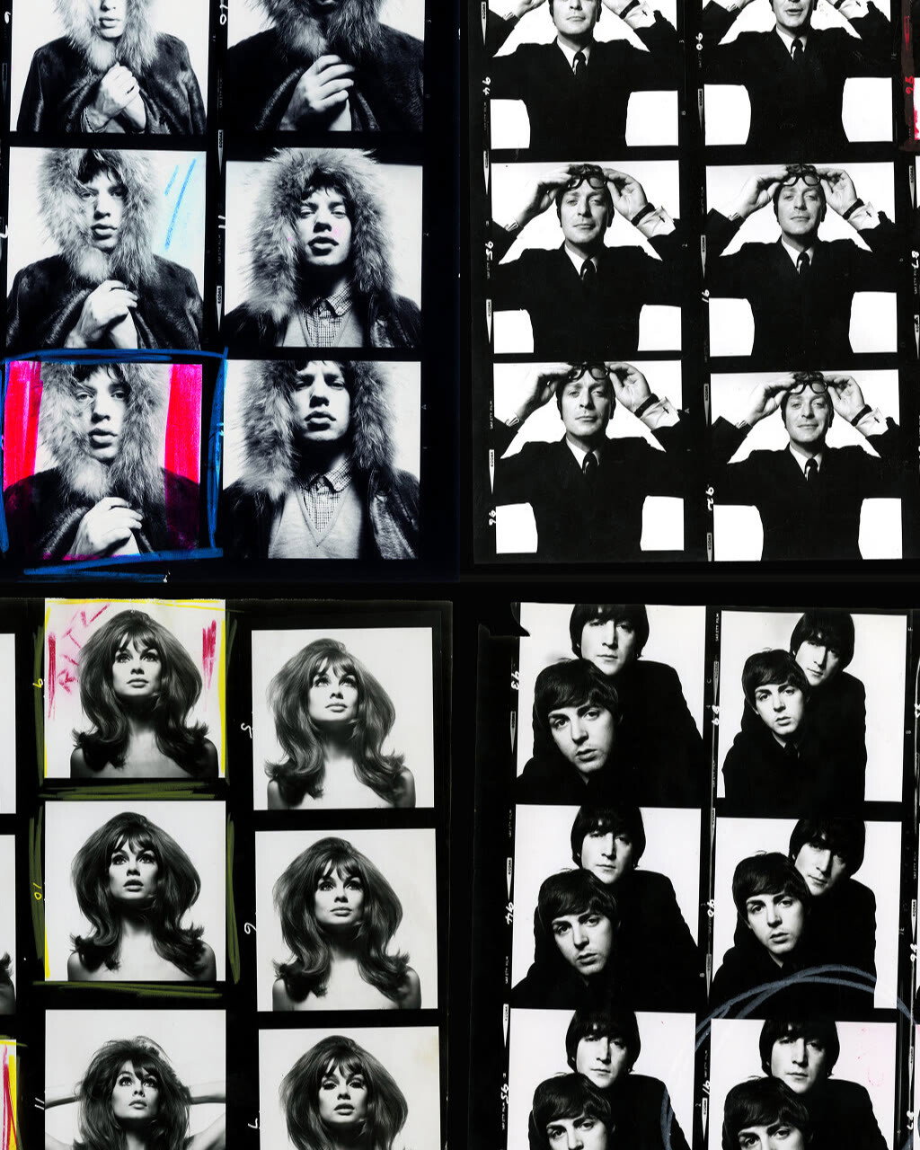 David Bailey: The Pin-Ups Contact Sheets | HENI Exhibitions
