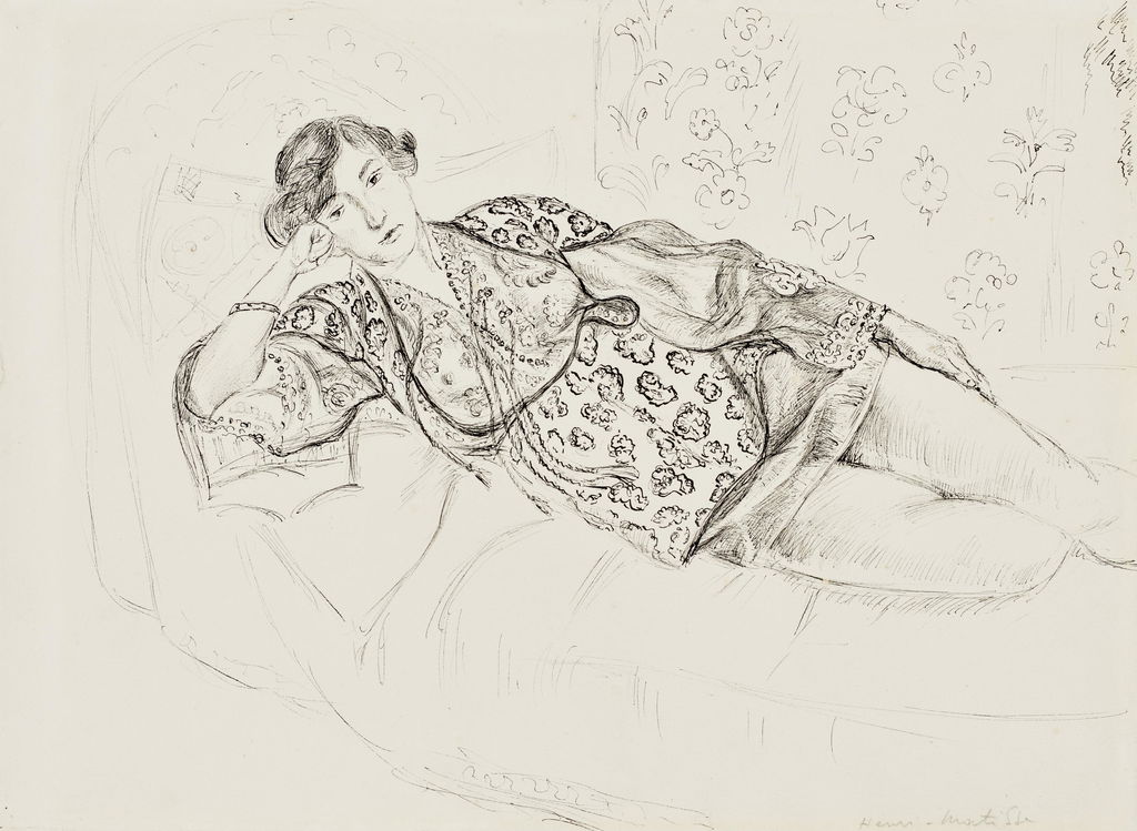 Odalisque (Reclining Woman) by Henri Matisse sold for $203,700. Image courtesy of Christie's