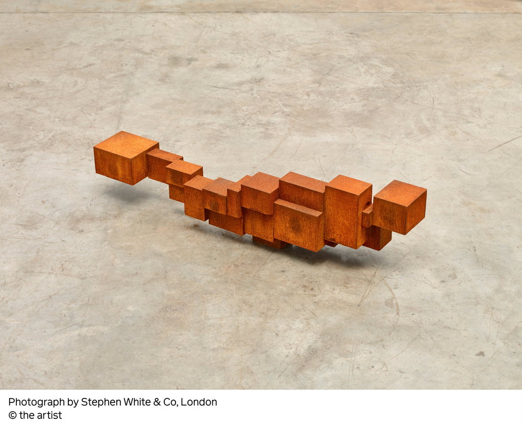 Small Fall 2 III by Antony Gormley sold for $343,200. Image courtesy of Phillips