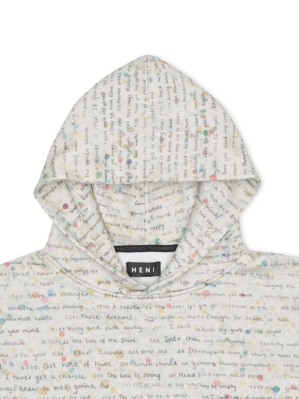 The Currency Text Hoodie image #2