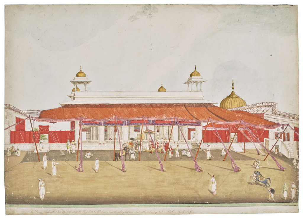 THE DIWAN-I KHAS IN THE RED FORT IN DELHI. Image courtesy of Christie's