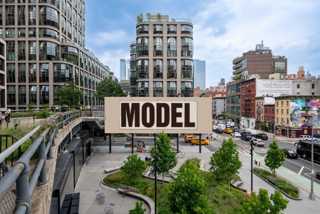 Fall 2026 Installations, Interlude, The Voices Cast in Dust, Western Beef-High Line, MODEL (High Line Billboard, 18th Street and 10th Avenue, New York, 10011). Image courtesy of High Line Art.
