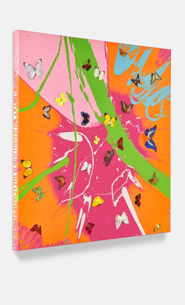 Beautiful Keeping Zen Whilst Moving at Speed Painting (with Butterflies) 2