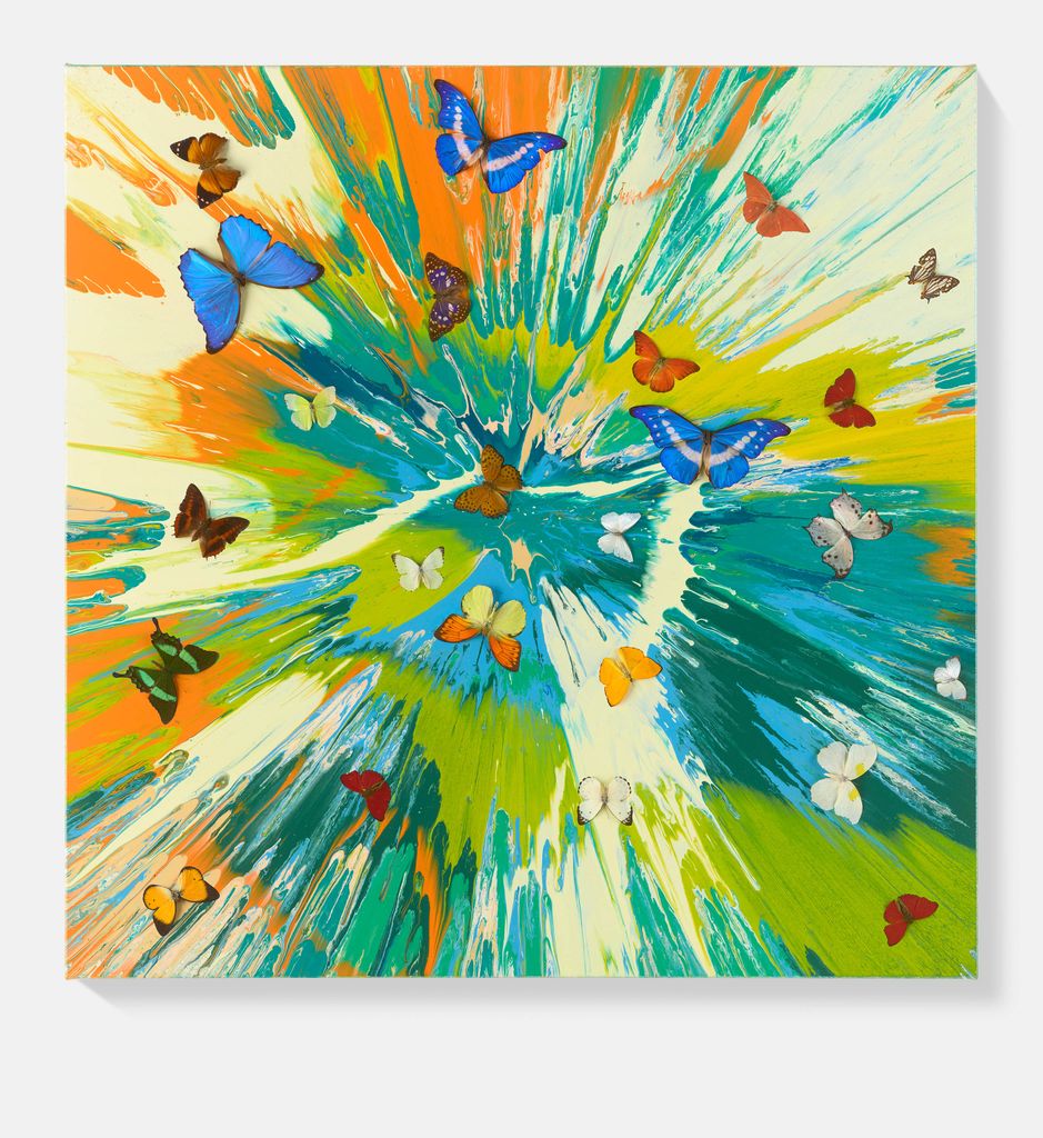 Beautiful Natural and Authentic Love Painting (with Butterflies) 1 main image