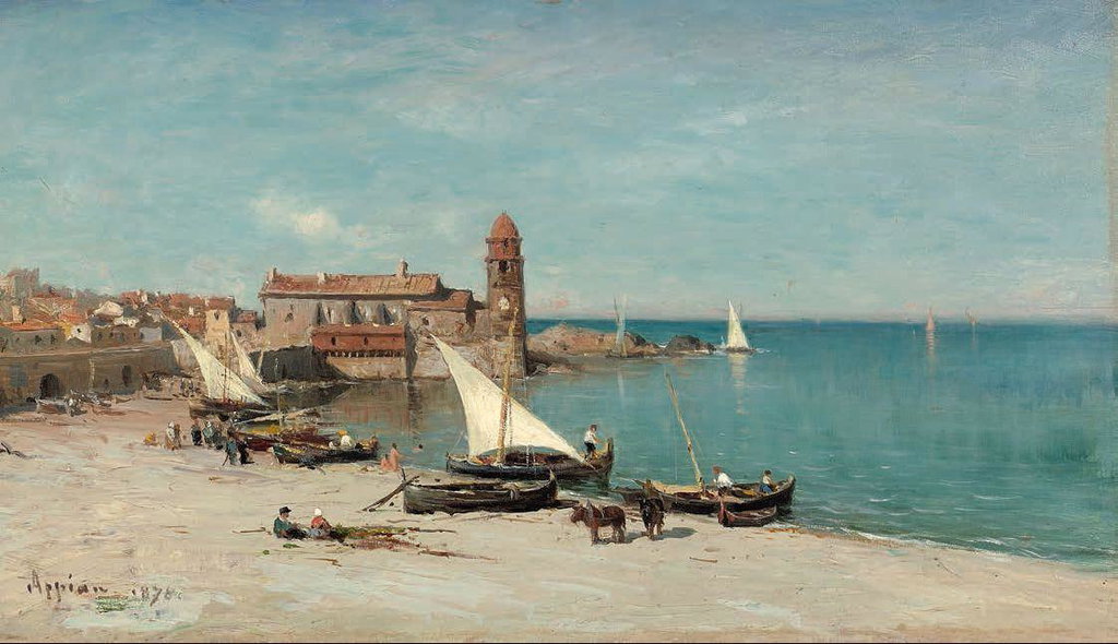 La plage de Collioure (1878). Sold for $27,900 in 2015. Image courtesy of Artcurial - Briest Poulain F. Tajan