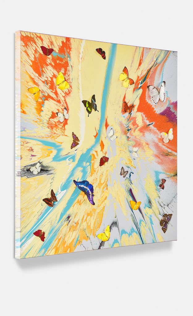 Beautiful Without Fear or Favour Painting (with Butterflies) 2