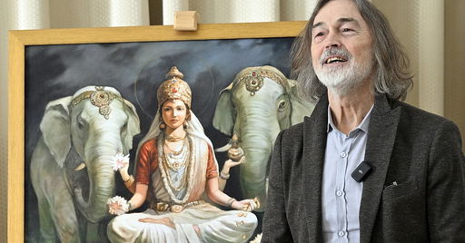 Russian artist's paintings portray mystical India at Lalit Kala Akademi