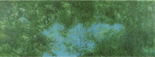 Untitled--Diptych (2005). Sold for $60,000 in 2006. Image courtesy of Christie's