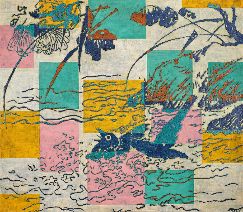 Dialogue with Mondrian No. 4. Image courtesy of Bonhams