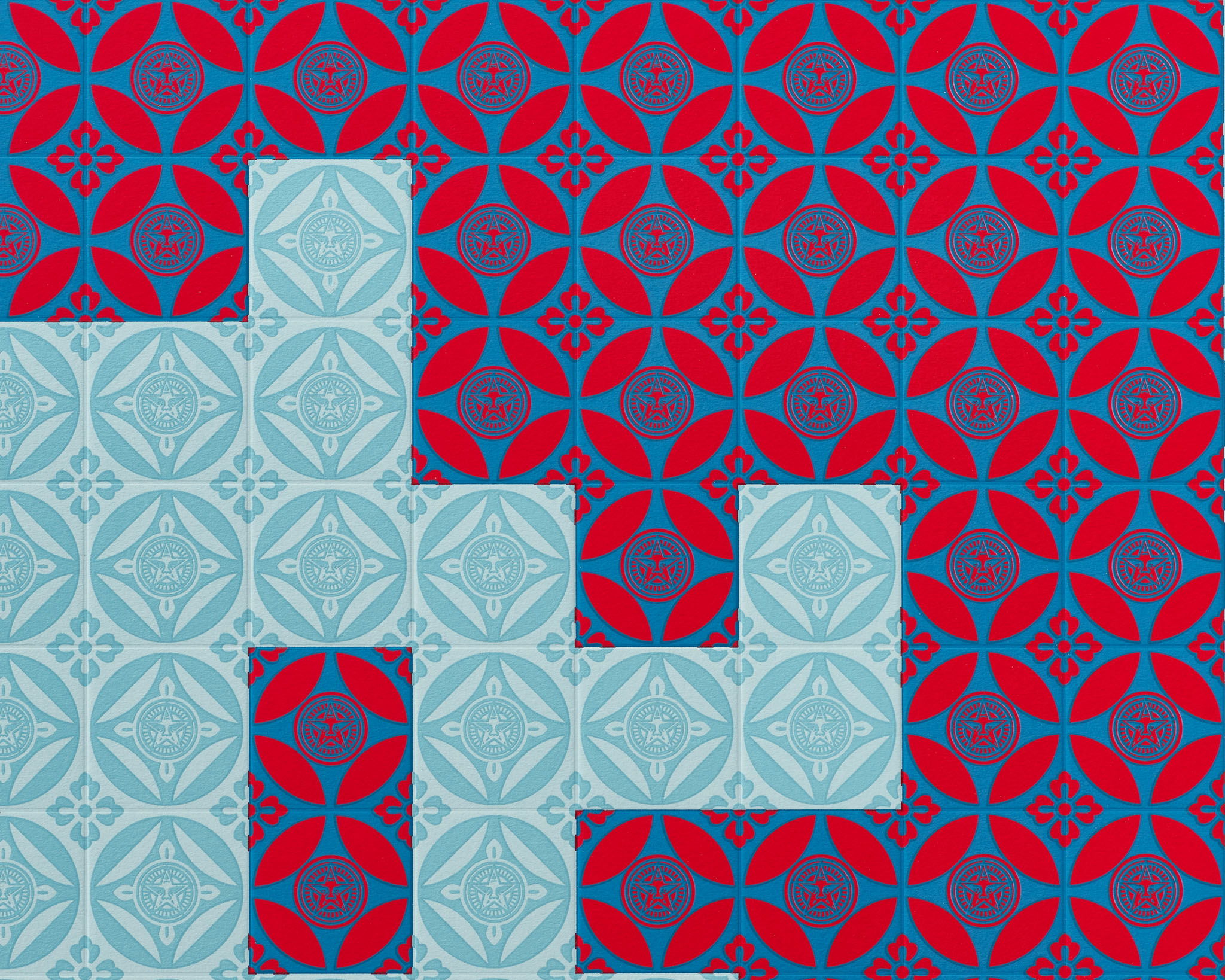 Positive Space/Negative Space (Blue/Red) image #3